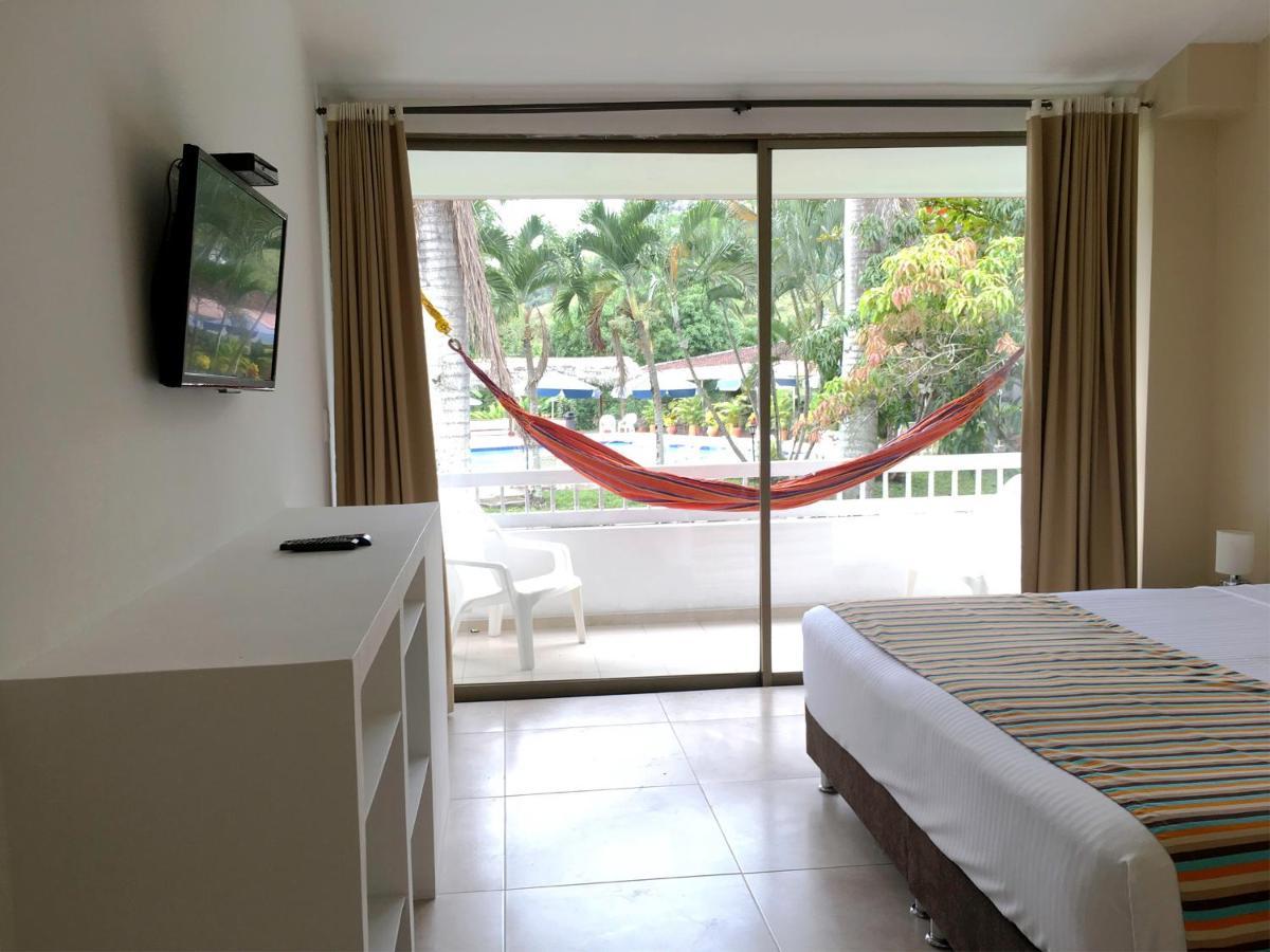 Hotel Hacienda El Diamante Villeta Kültér fotó