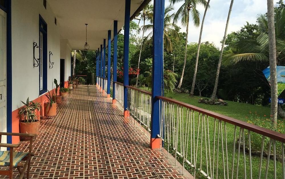 Hotel Hacienda El Diamante Villeta Kültér fotó